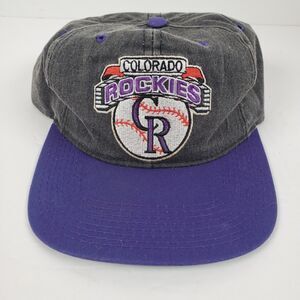 Vintage 90's Colorado Rockies Starter Hat Cotton Snapback
